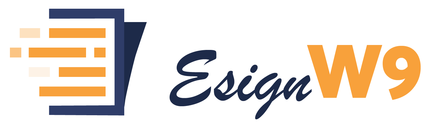 e-sign w-9 logo